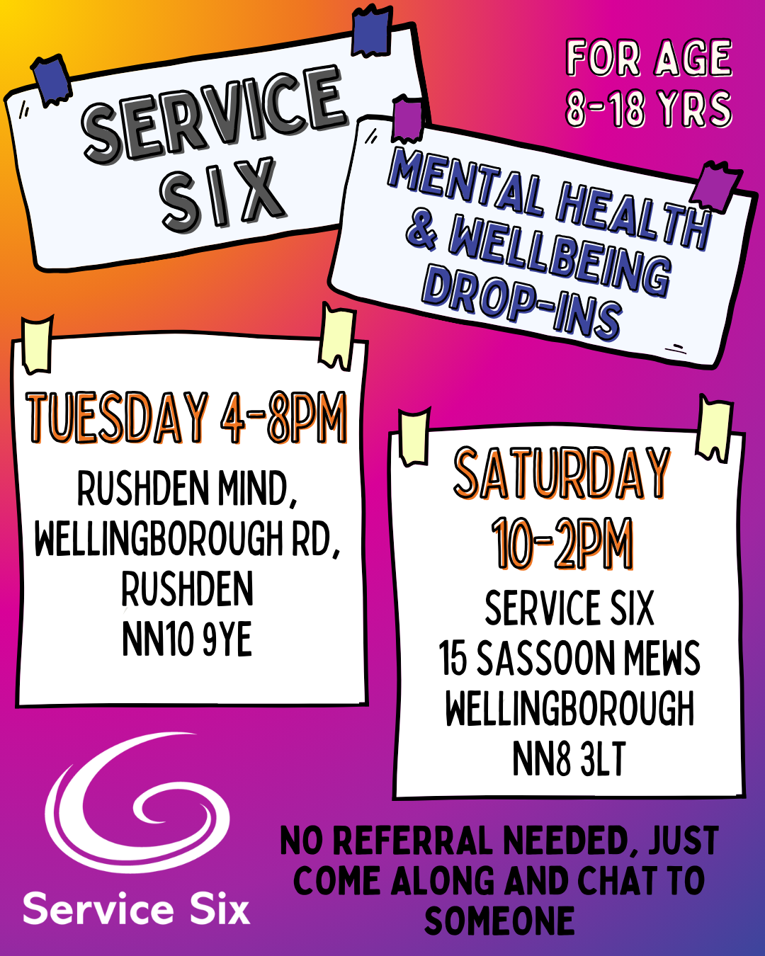 Service Six- Drop-in Services