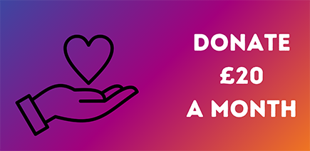 Donate £20.00 per month